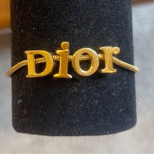 Vintage Dior spellout bracelet *authentic*